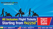 Amazing deal at International Air Tickets