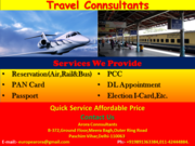 Travel, PAN , Passport Services 