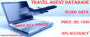 City Wise All India Travel Agents & Tour Operators Database