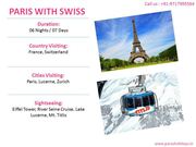 Paris Switzerland Group Tours 2015 from Delhi India