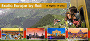 Luxury European Rail Holiday Packages 2015 from Delhi India