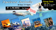 Australia Group Tours 2015 Packages from Delhi India