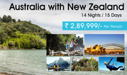 New Zealand Australia Group Tour Packages 2015 from Delhi India