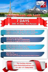 SWITZERLAND TOUR PACKAGES FROM BANGALORE - THEHOLIDAYADVISER 