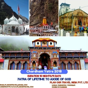 Book 20% Discounted Chardham Yatra 2018 Tour Package Booking-India