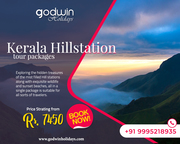 Explore Kerala Hill station tour packages - Godwin Holidays