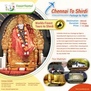 Enjoy Shirdi with Direct flight package from Chennai