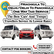 Delhi To Chandigarh One Way Cab Service On Best Price.