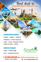 Best International and Domestic  tour Operator in Kerala 