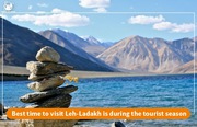 Best time to visit Leh-Ladakh is during the tourist season