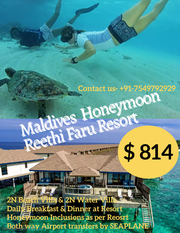 Maldives Honeymoon Package Family package 